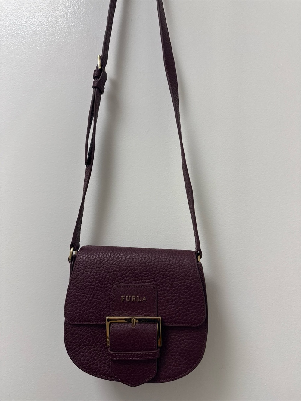 Furla Deep Burgundy Crossbody Bag
